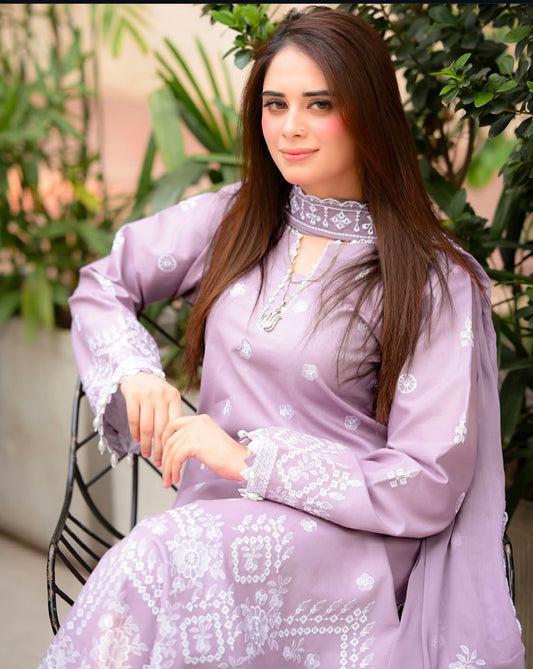 3PC LAWN SUIT
