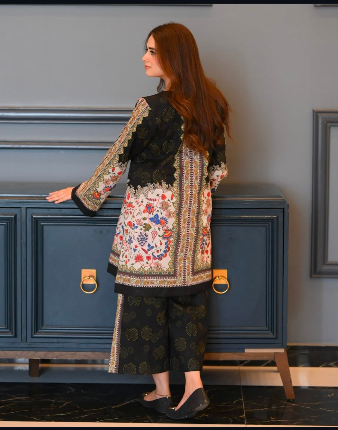 2PC PRINTED LAWN SUIT